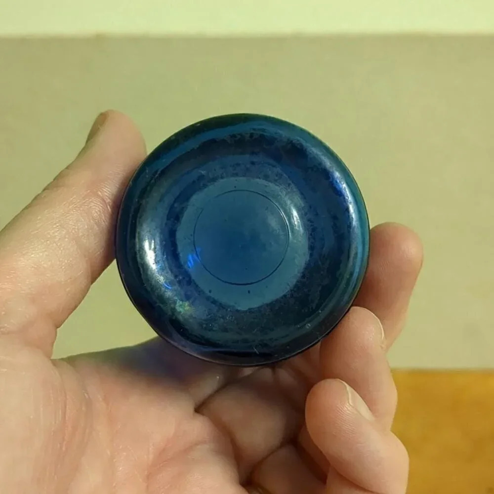 Cobalt  Blue Ink Well - Picture 4 of 6